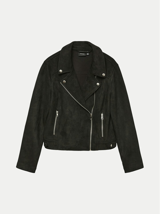 Vero Moda Vero Moda Куртка зі штучної шкіри Jose 10300938 Чорний Regular Fit