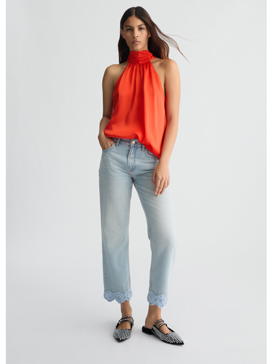 Liu Jo Liu Jo Top WA5394T597371558 Arancione Regular Fit