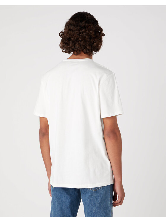 Wrangler Wrangler T-shirt GRAPHIC TEE Bianco Regular Fit