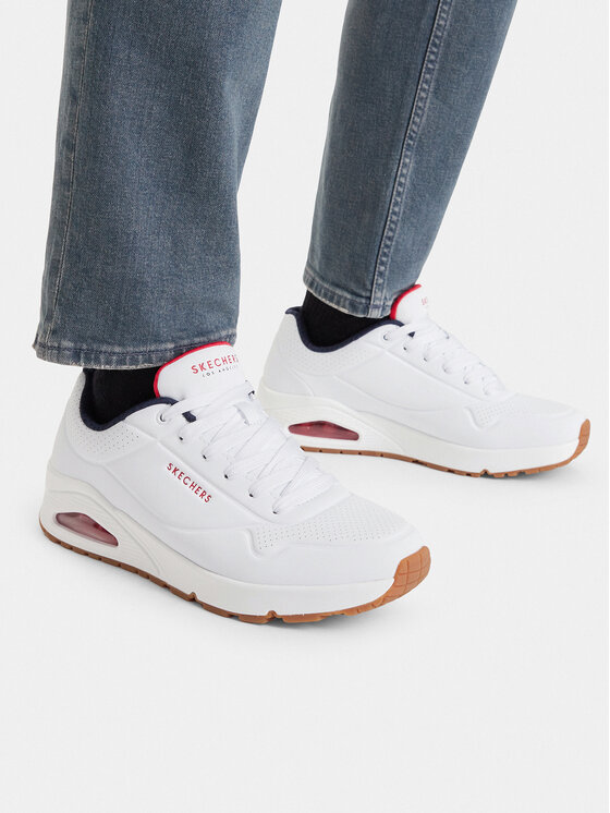 Skechers Skechers Снікерcи Uno Stand On Air 52458/WNVR Білий