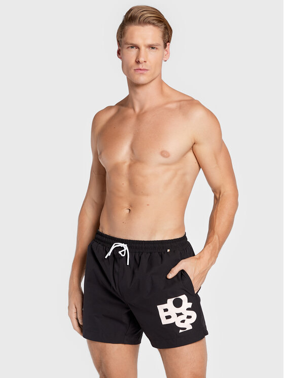 BOSS Boss Шорти для плавання Cooper 50480496 Чорний Regular Fit