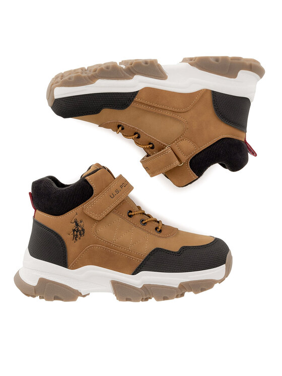 U.S. Polo Assn. U.S. Polo Assn. Gležnjarji KASPER001K/DY1 Rjava