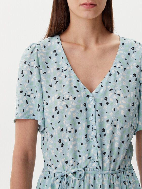 Marc O'Polo Denim Marc O'Polo Denim Rochie de vară 500 0006 161 Albastru celest Regular Fit