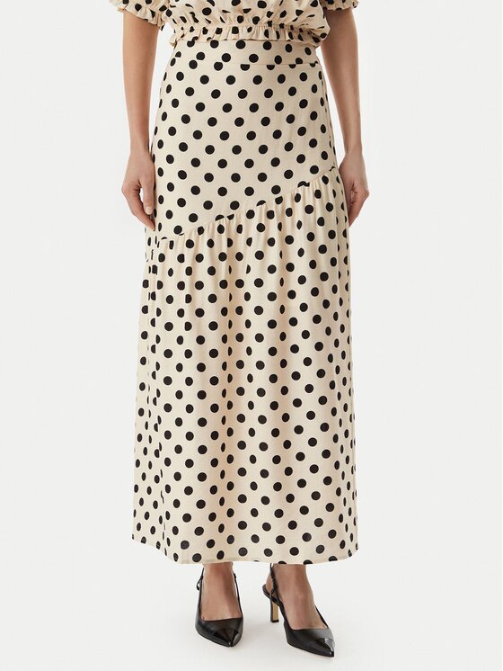 Morgan Morgan Φούστα maxi 261-JOVITA Μπεζ Regular Fit