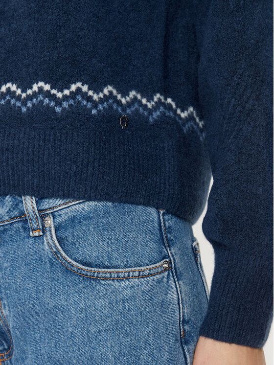 Guess Guess Maglione W4PR0Z Z3LQ0 Blu scuro Regular Fit