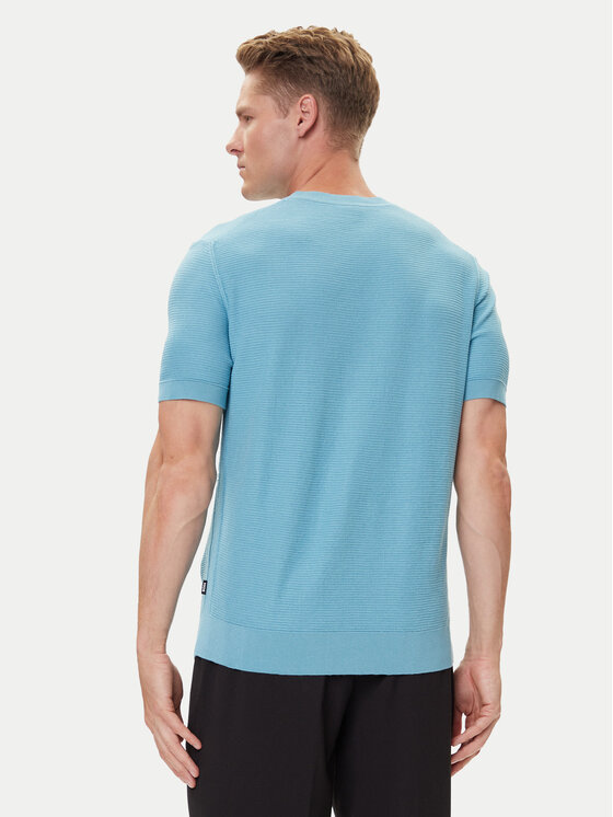 BOSS BOSS Tričko H-Ianni 50543161 Modrá Regular Fit