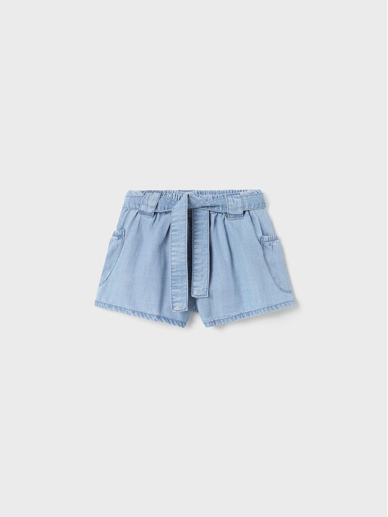 Mayoral Mayoral Шорти от плат 1274 Син Regular Fit