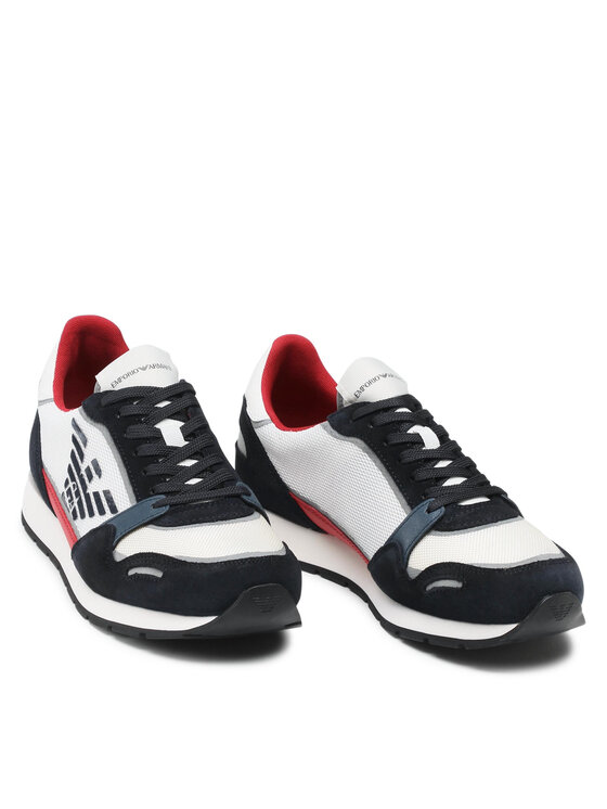 Emporio Armani Emporio Armani Sneakersy X4X537 XM678 Q824 Biały
