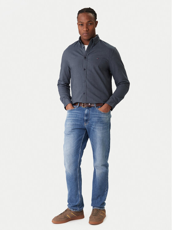 Tommy Jeans Tommy Jeans Košeľa DM0DM22836 Tmavomodrá Regular Fit