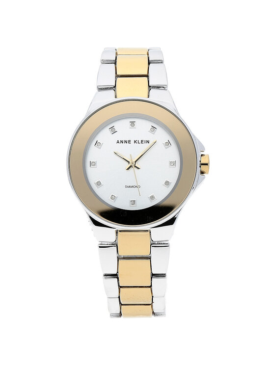 Anne Klein Anne Klein Zegarek AK-2755SVTT Srebrny