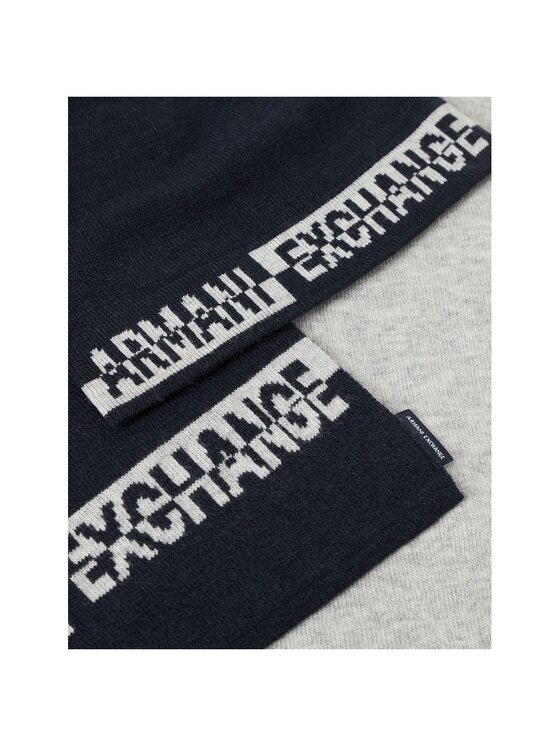 Armani Exchange Armani Exchange Szalik KNITWEAR Niebieski