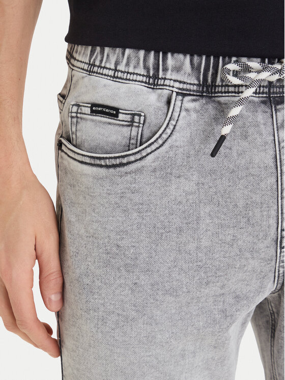 Americanos Americanos Joggers W126-AMMTR-1003-40D Grau Regular Fit