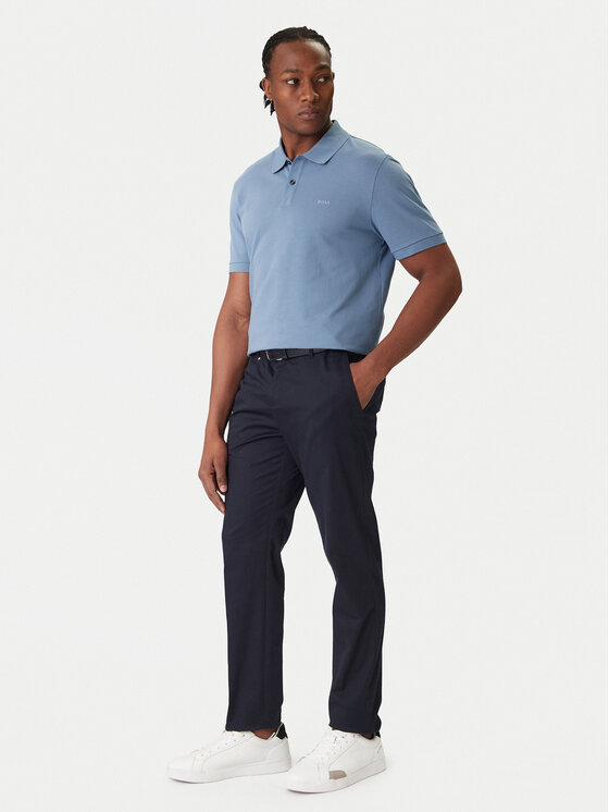 BOSS BOSS Polo Pallas 50468362 Niebieski Regular Fit