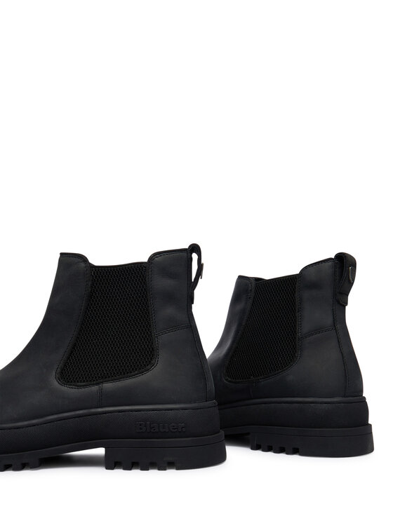 Blauer Blauer Μποτάκια με λάστιχο F5IUKA02/LEA Μαύρο