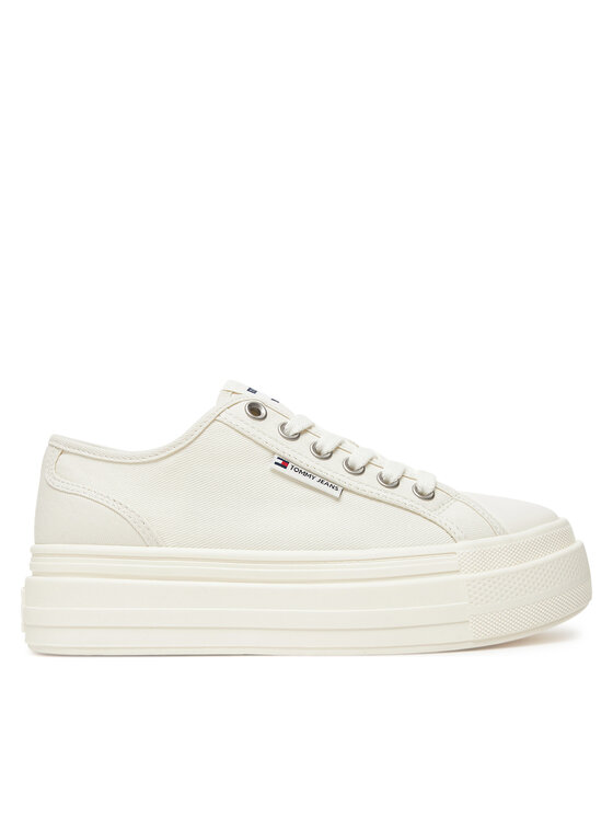 Tommy Jeans Tommy Jeans Sneakersy Tjw Foxing Flatform Lc EN0EN02736 Bílá