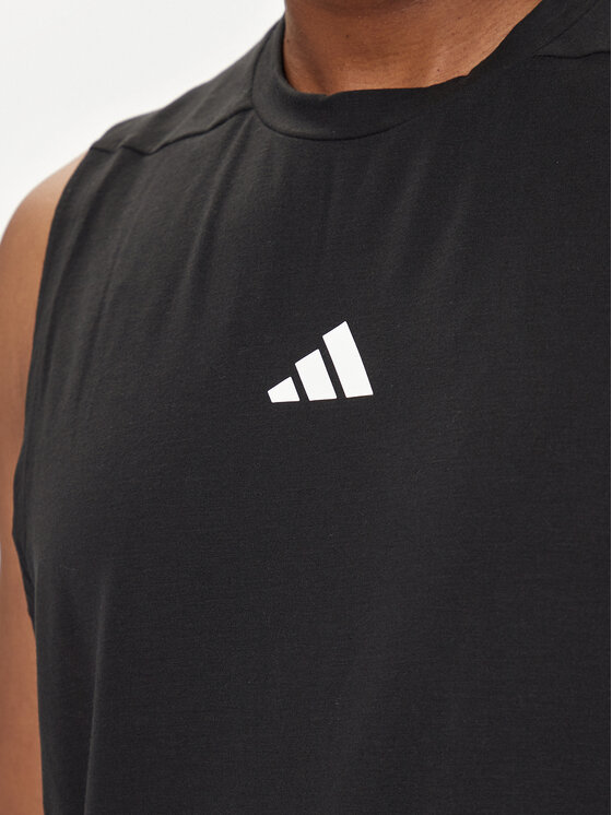 adidas adidas Koszulka techniczna Designed for Training IK9726 Czarny Regular Fit