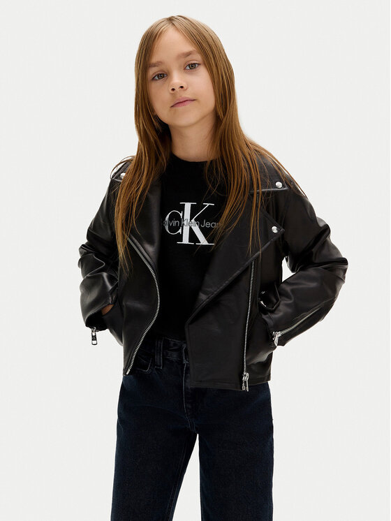 Kurtka z imitacji skóry Calvin Klein Jeans