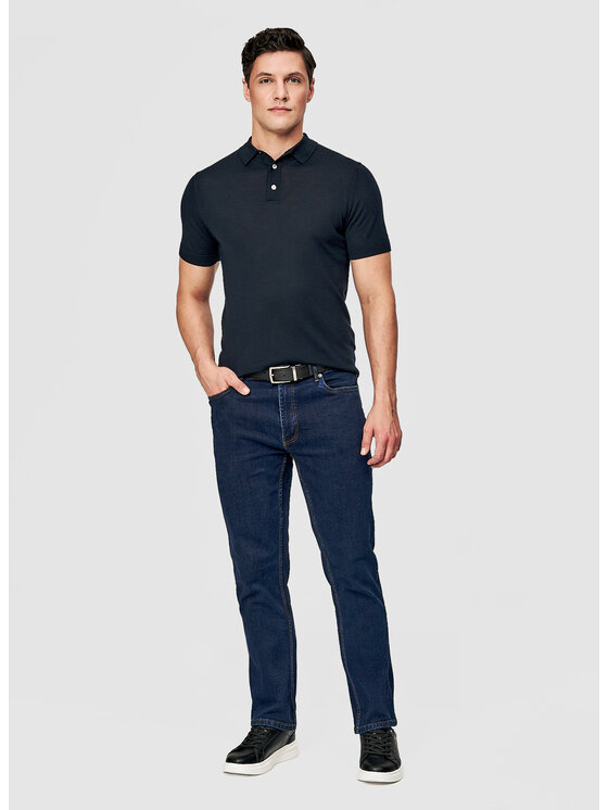 Pako Lorente Pako Lorente Polo P26SP-TX-011 Granatowy Classic Fit