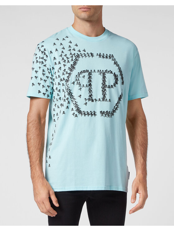 PHILIPP PLEIN PHILIPP PLEIN T-shirt 171 Celeste Regular Fit