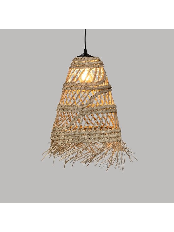 MIAhome MIAhome Lampa wisząca SALMIEM 28 cm Beżowy