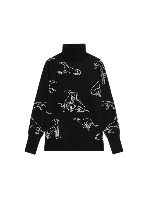 Trussardi Trussardi Maglione M7526001142N033 Nero Over Fit