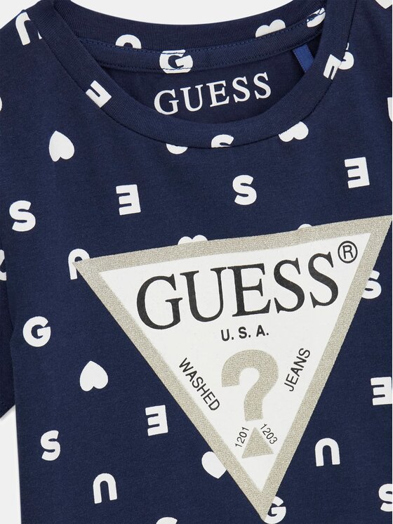Guess Kids Guess Kids T-Shirt 183728 Niebieski Classic Fit