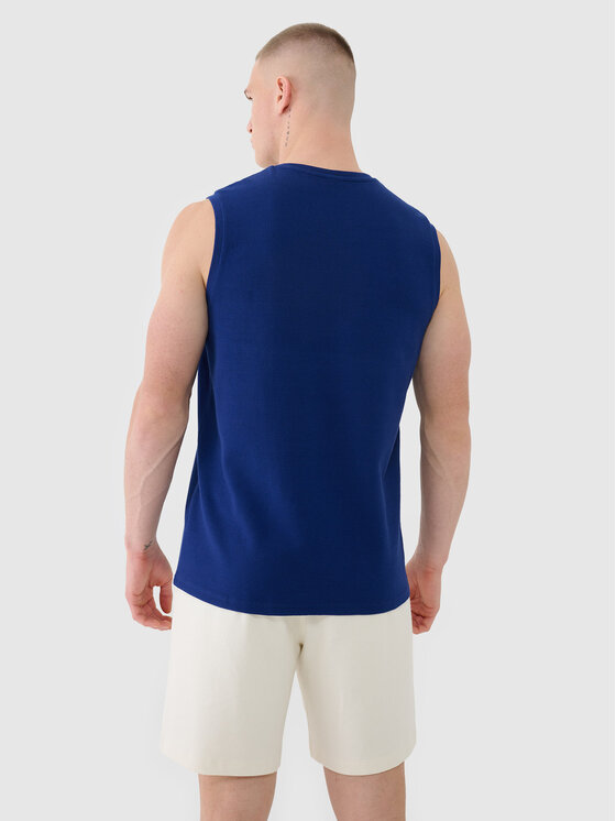 4F 4F T-Shirt 4FRSS25TSLEM233-31 Granatowy Active Fit