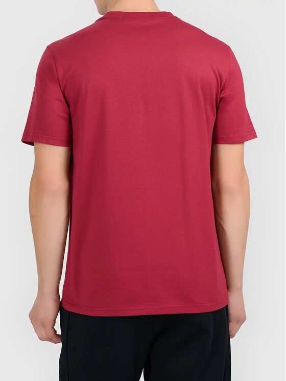4F 4F T-Shirt 4FWAW26TTSHM3578-61S Σκούρο κόκκινο Active Fit