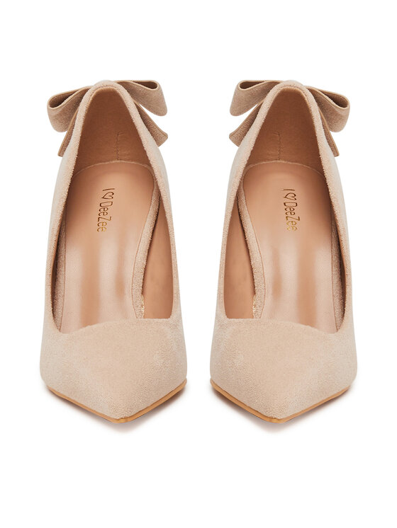 DeeZee DeeZee Pantofi cu toc subțire HD230755 Bej