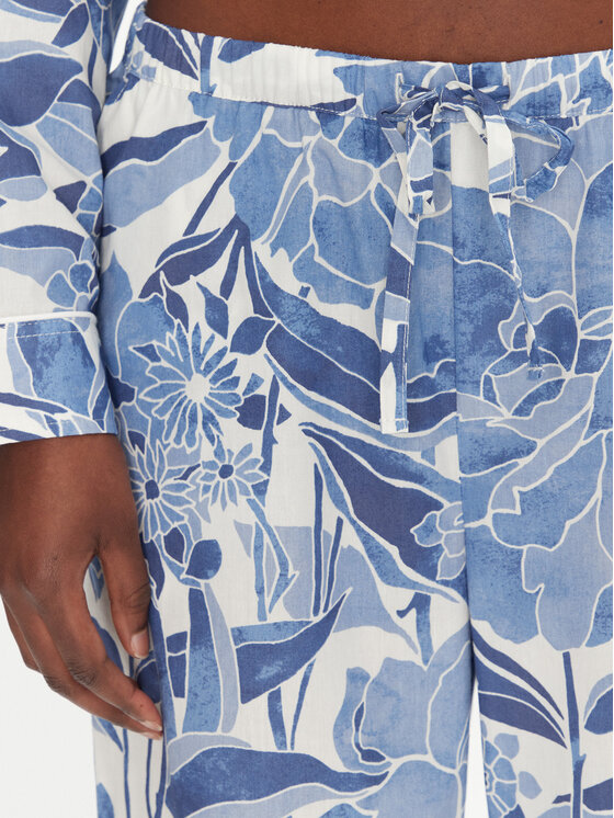 Gap Gap Pyžamové nohavice 531506-15 Modrá Relaxed Fit