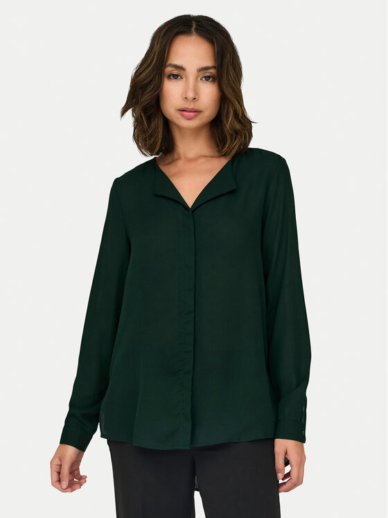 ONLY ONLY Košulja Tiana 15332598 Zelena Loose Fit