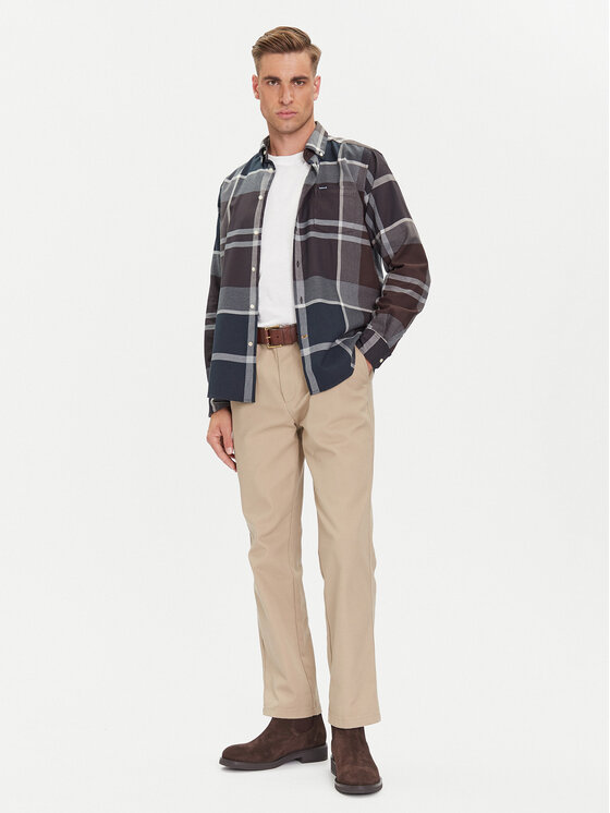 Barbour Barbour Cămașă Dunoon MSH4980TN38 Bleumarin Regular Fit