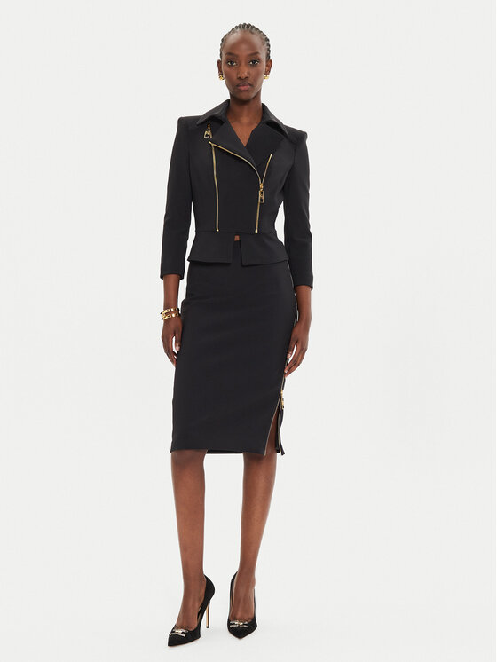 Elisabetta Franchi Elisabetta Franchi Suknjič GI-100-46E2 Črna Slim Fit