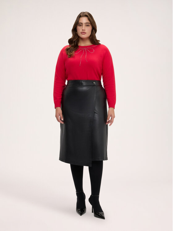 Fiorella Rubino Fiorella Rubino Maglione M520L008810N016 Rosso Regular Fit