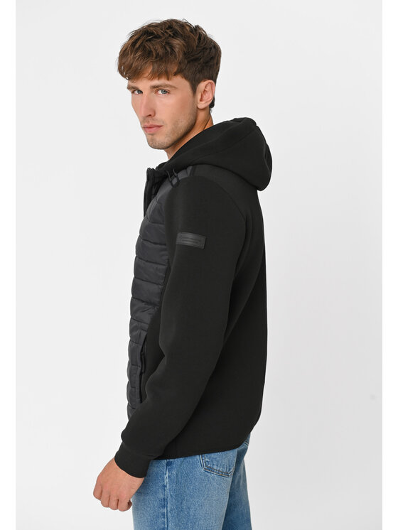 Volcano Volcano Bluza B-KLARK Czarny Regular Fit