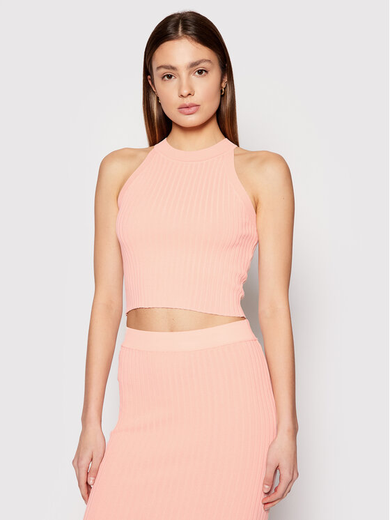 Guess Top W1gr98 Z2u00 Ruzova Slim Fit Modivo Sk