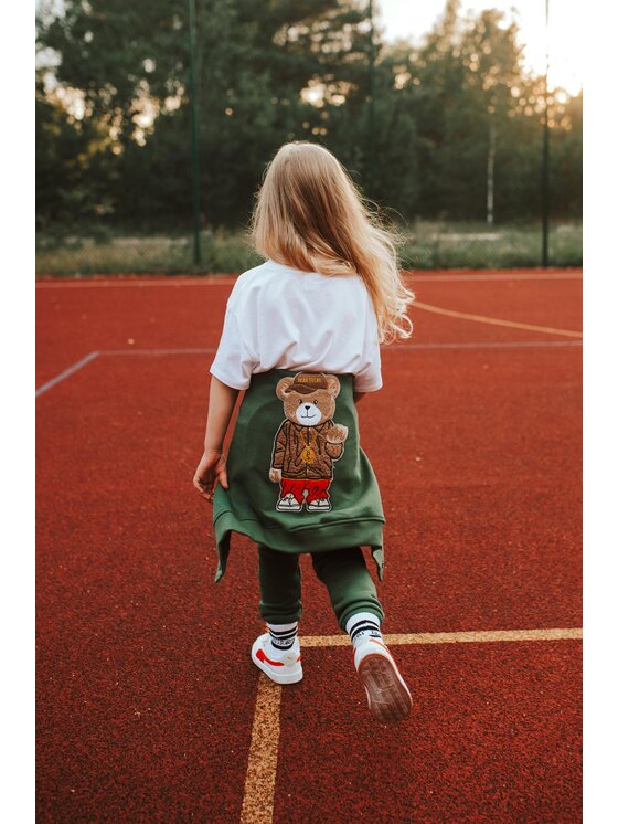 Bejbi Story Bejbi Story Bluza bomberka Snoop Teddy Zielony Active Fit