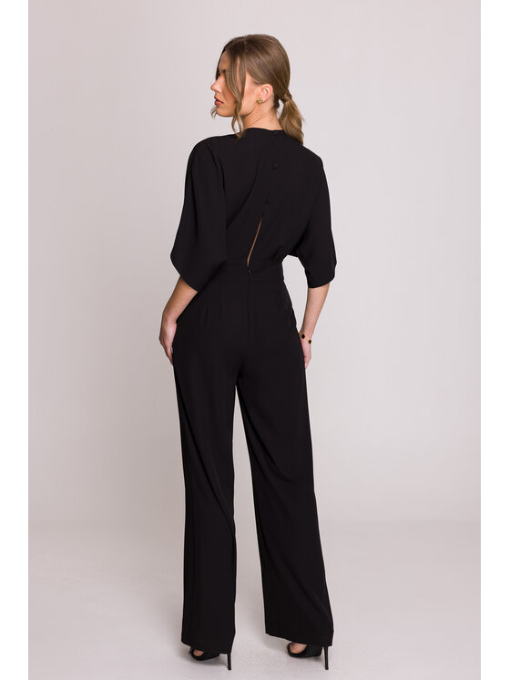 Stylove Stylove Jumpsuit S395 Nero Sexy Straight Fit