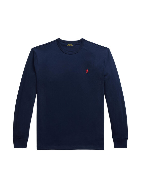 Polo Ralph Lauren Polo Ralph Lauren S dlhými rukávmi 710970697003 Tmavomodrá Classic Fit
