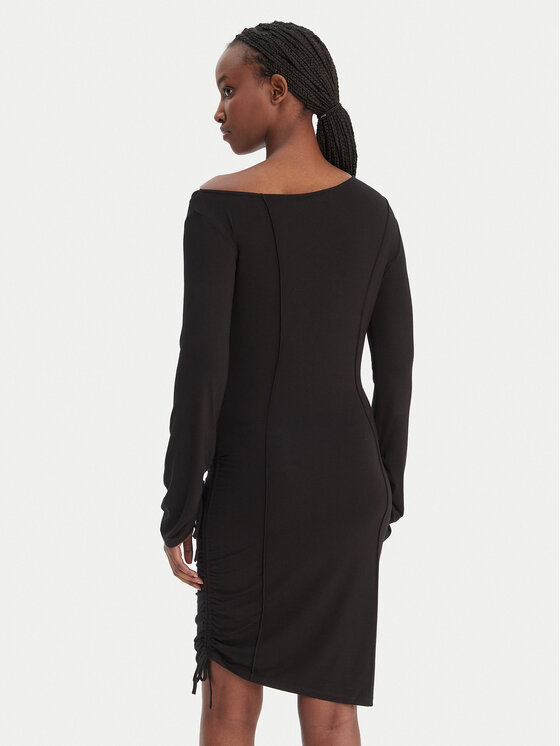 Karl Lagerfeld Jeans Karl Lagerfeld Jeans Vsakodnevna obleka B1W13045 Črna Slim Fit