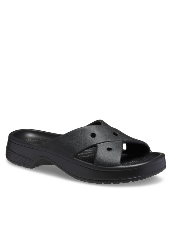 Crocs Crocs Natikače Classic Women's Cross Strap 210840 Crna