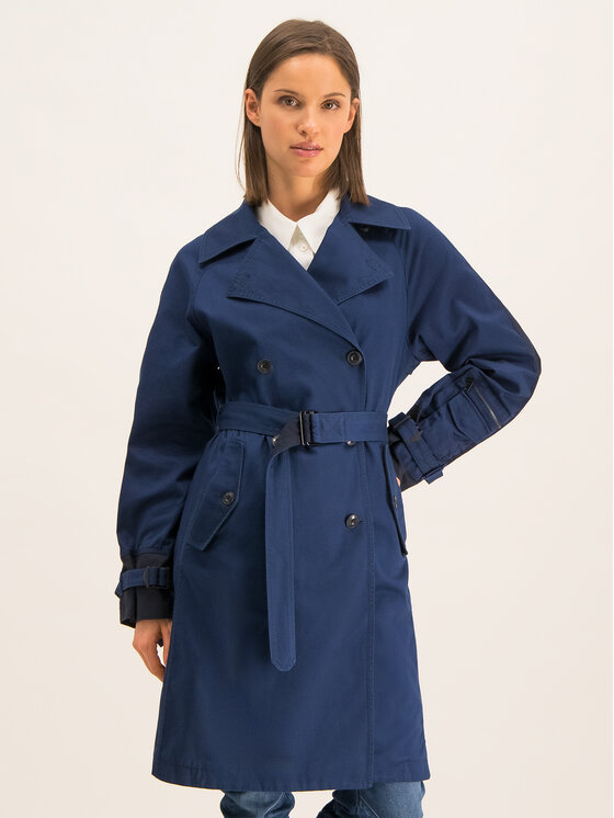 G-Star Raw G-Star Raw Тренч D14770-B300-1305 Тъмносин Regular Fit