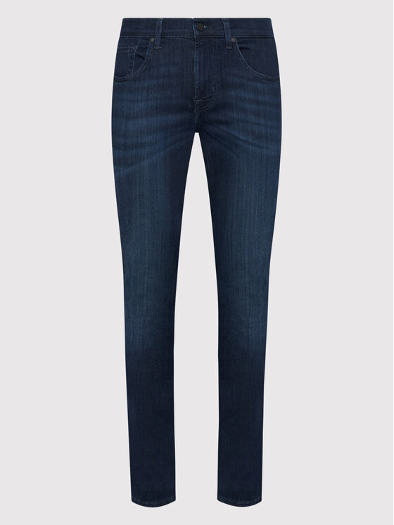 7 For All Mankind 7 For All Mankind Traperice Luxe Performance Plus JSMXA230IP Tamnoplava Slim Fit