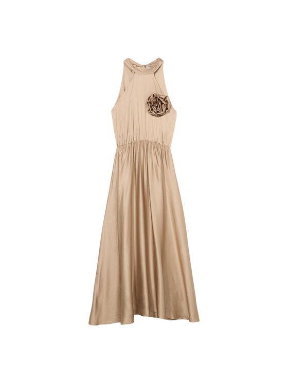 Oltre Oltre Abito da sera 7033R004988N002 Crema A-Line Fit