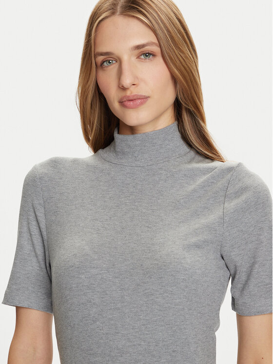 Marc O'Polo Marc O'Polo Dolcevita 508 2076 51177 Grigio Slim Fit