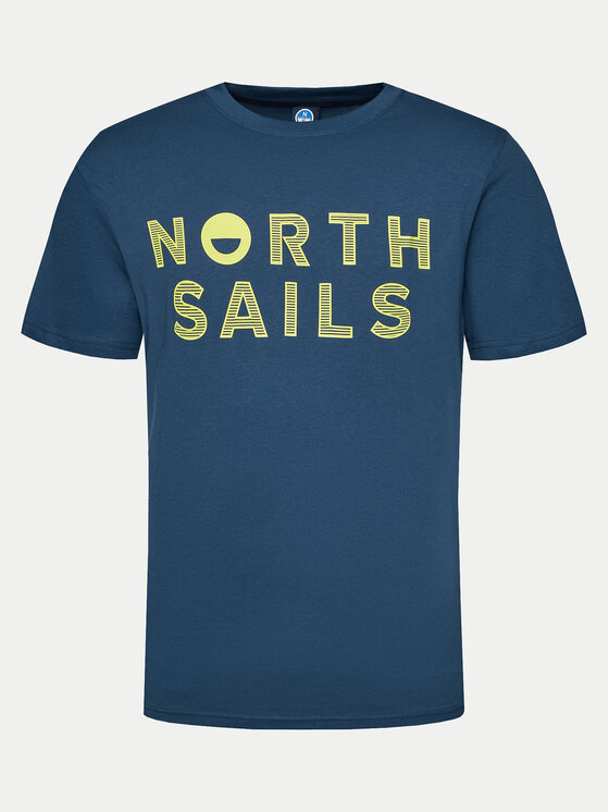 T-shirt Uomo NORTH SAILS: Bianca, In Puro Cotone, Vestibilità Regolare Con Logo Stampato