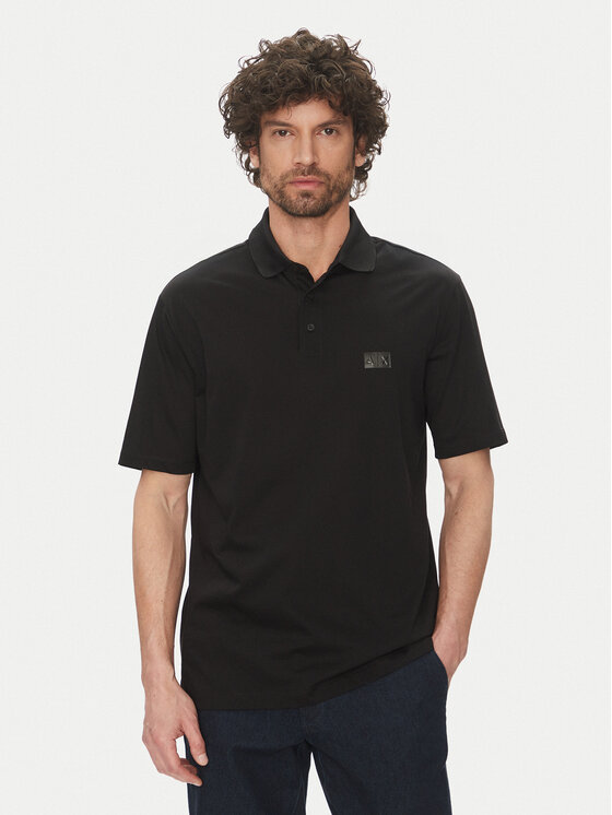 Armani Exchange Armani Exchange Polokošile XM000484 AF10364 UC001 Černá Regular Fit
