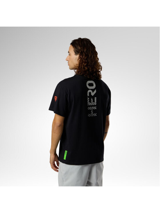 Rossignol Rossignol T-Shirt M Hero Tee Czarny Regular Fit