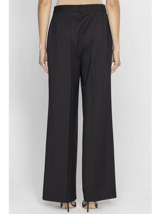 Deni Cler Milano Deni Cler Milano Spodnie materiałowe W-DC-5239-E2-H5-90-1 Czarny Loose Leg