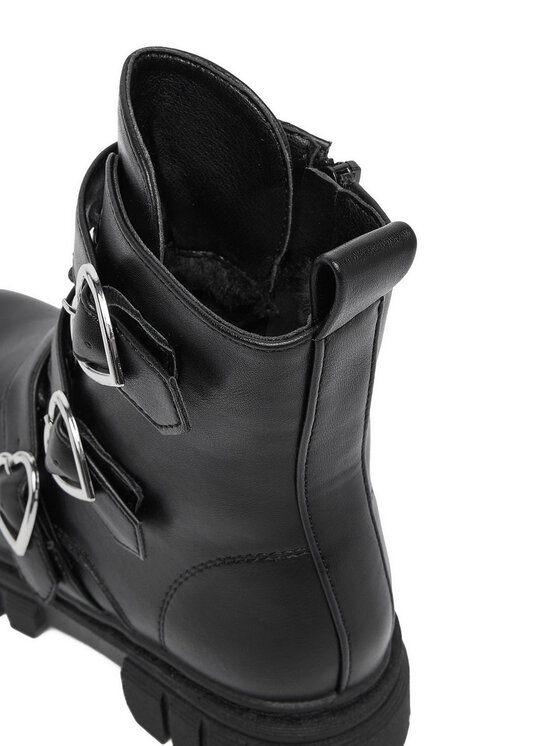 DeeZee DeeZee Schnürstiefeletten CS5959-01 Schwarz